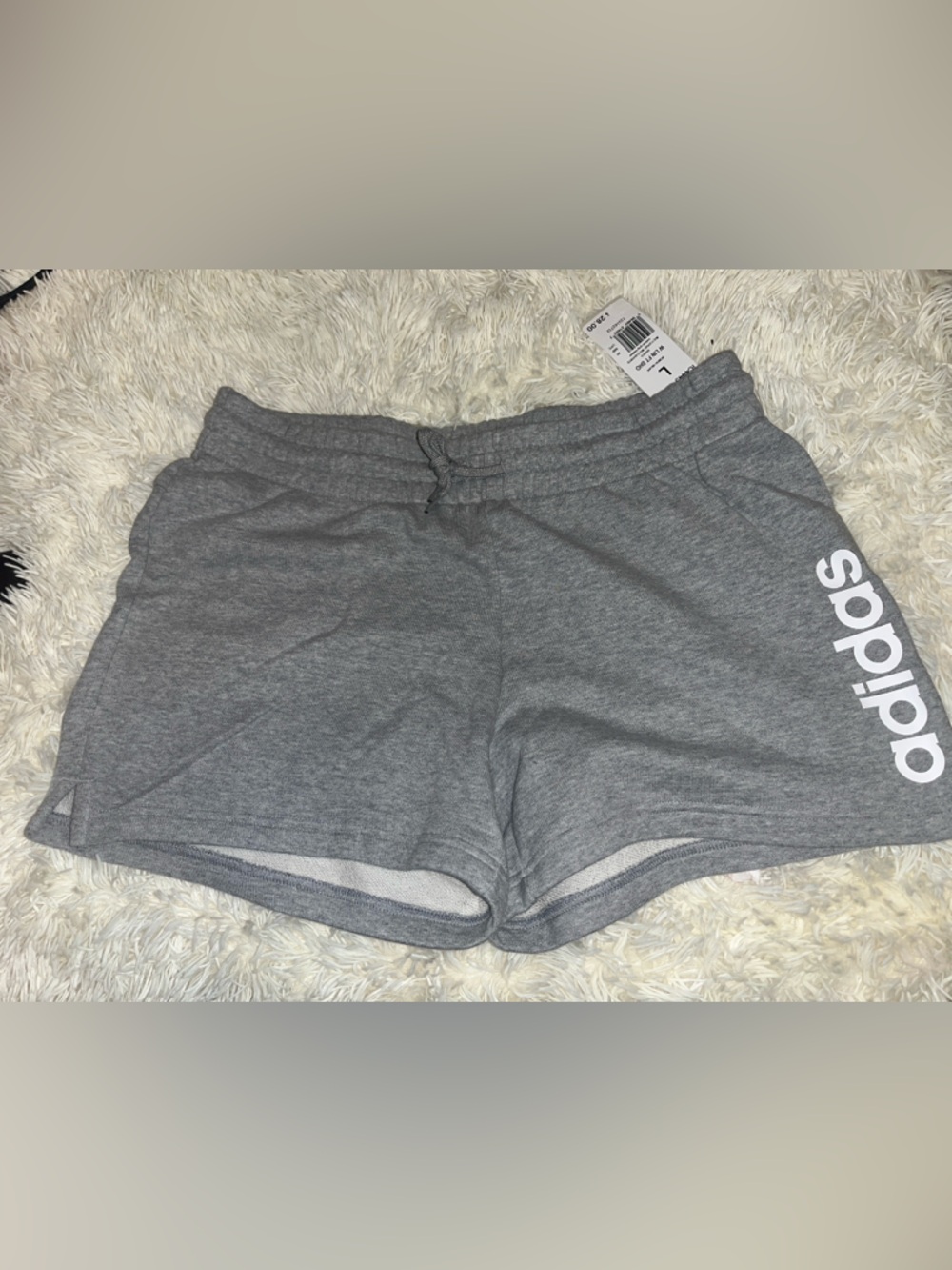adidas Women's Gray sweat shorts size large